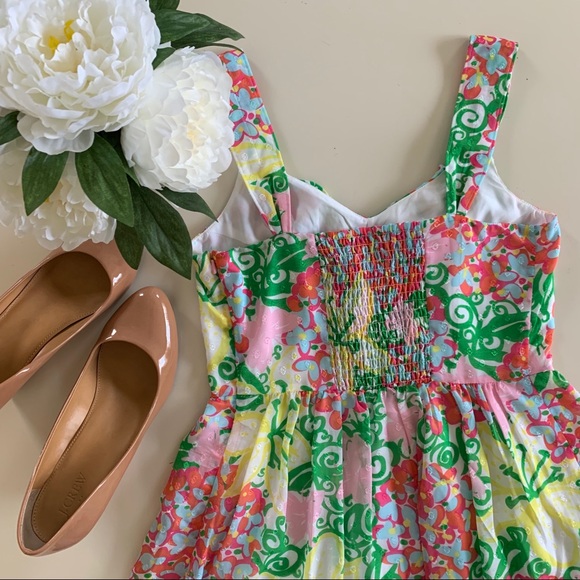 SOLD - EUC Lilly Pulitzer Mariposa print dress - Picture 2 of 7